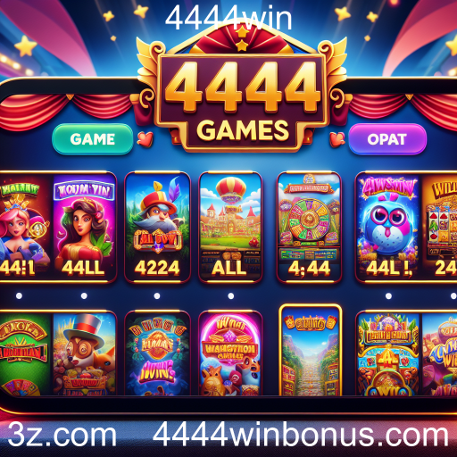 Descubra a Categoria 'All Games' no 4444win